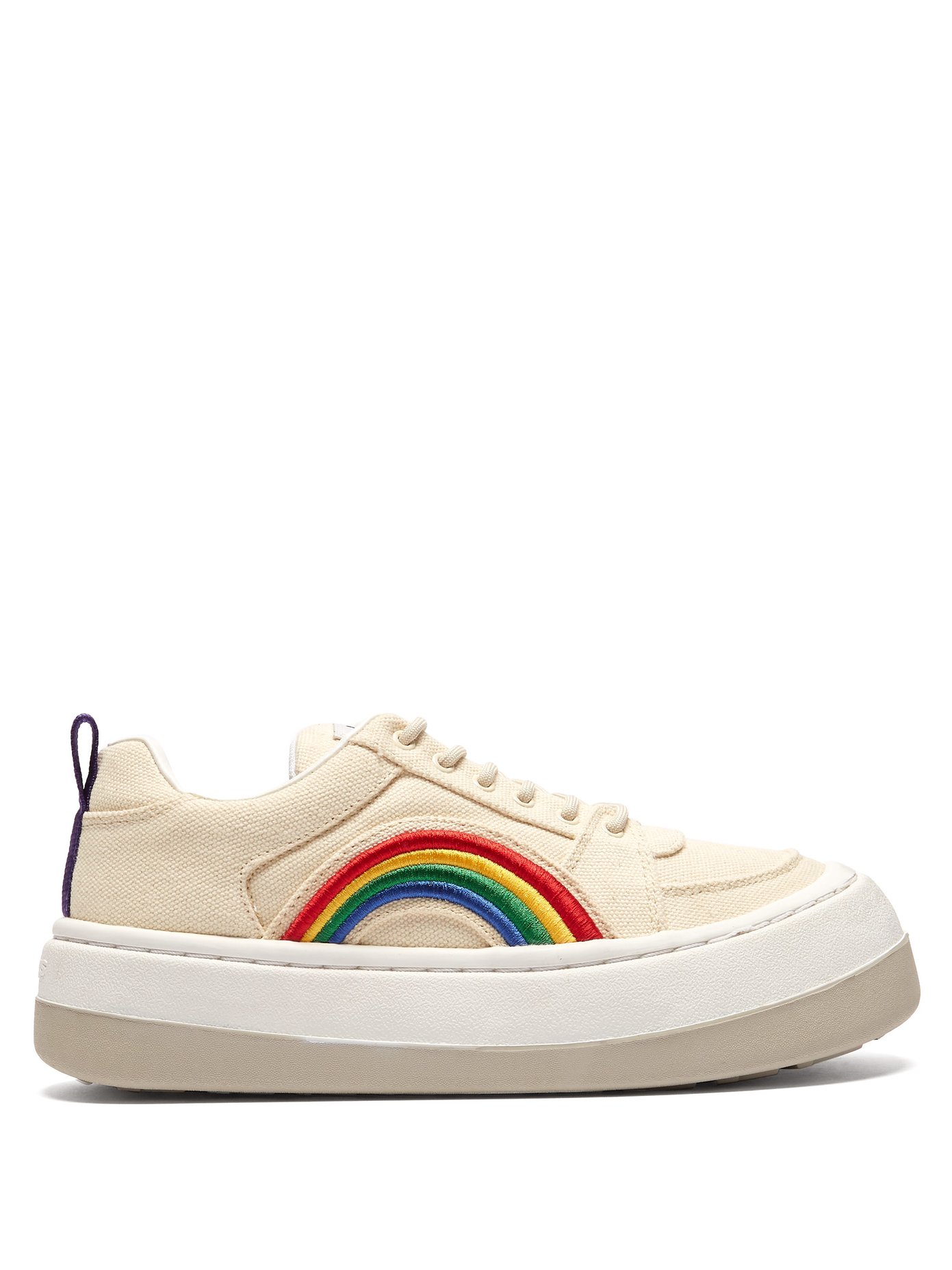 rainbow sole trainers