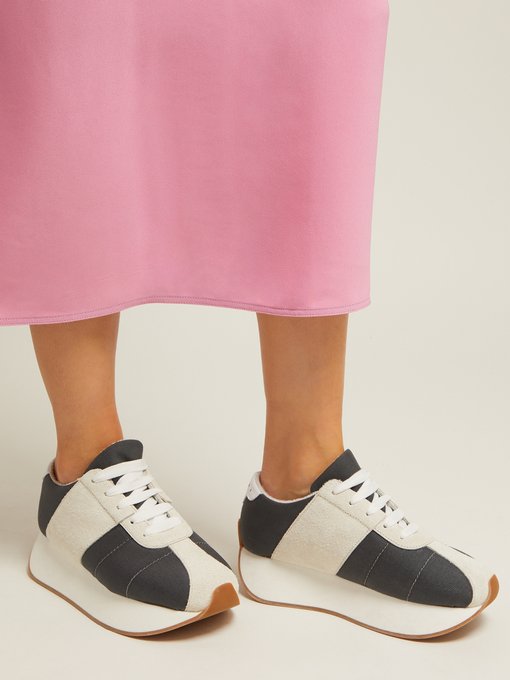 Big Foot low-top suede trainers | Marni 