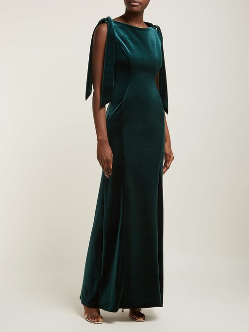 Princess Cut Velvet Dress Emilio De La Morena Matchesfashion Uk