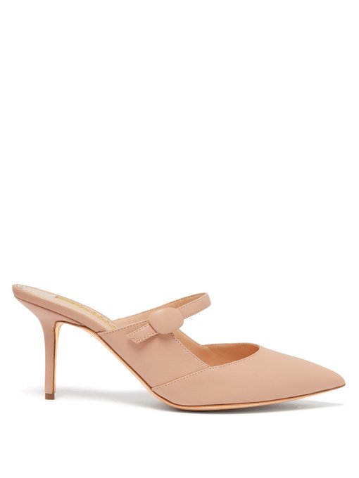 Tosca leather backless mules | Rupert 