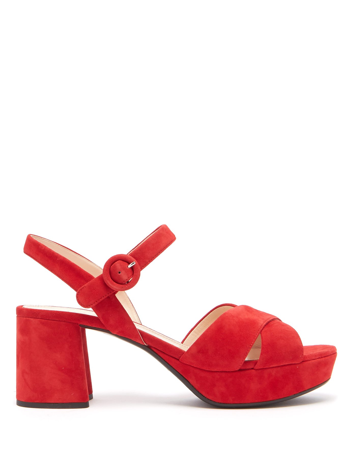 red suede sandals uk