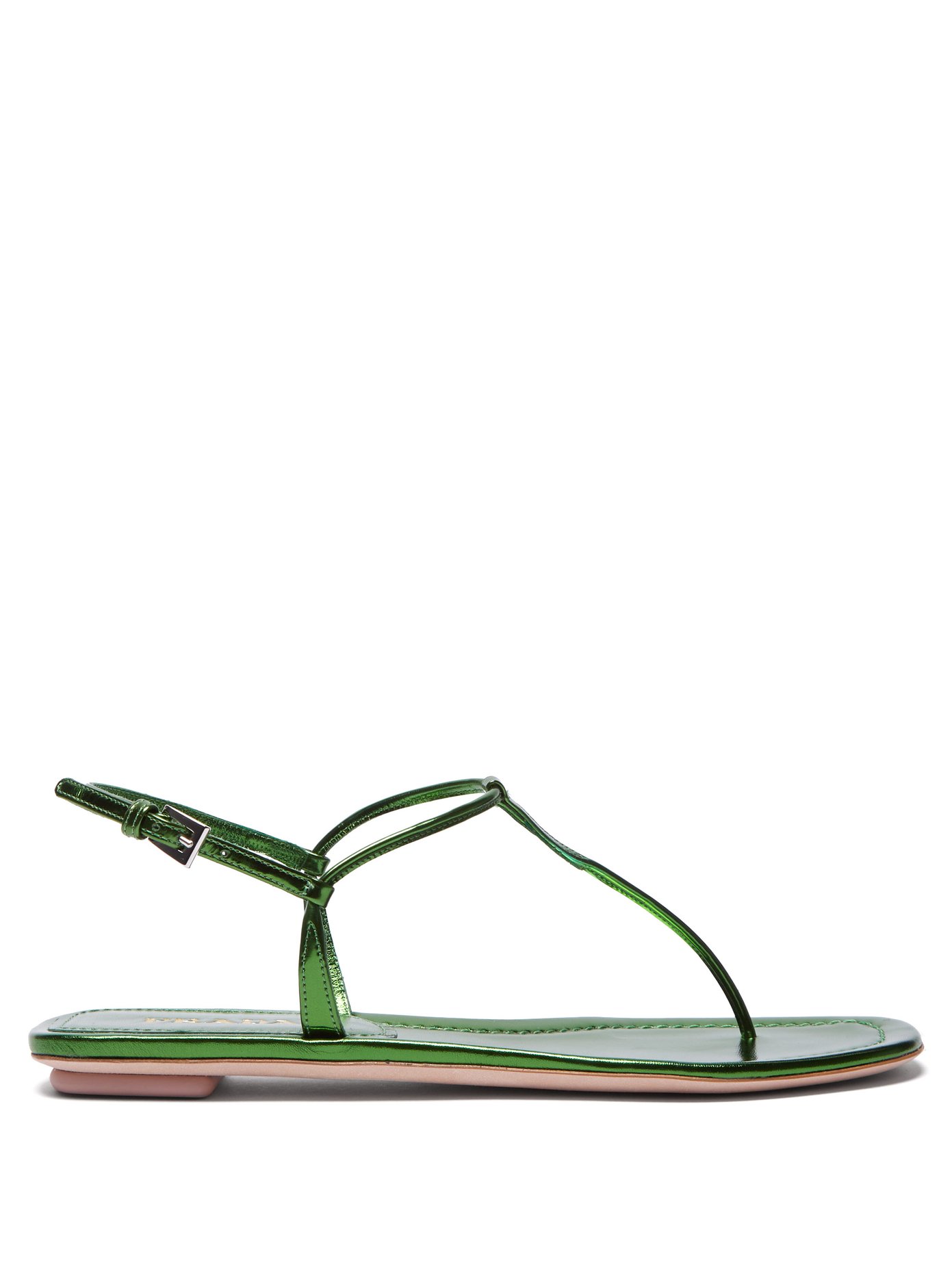leather t bar sandals