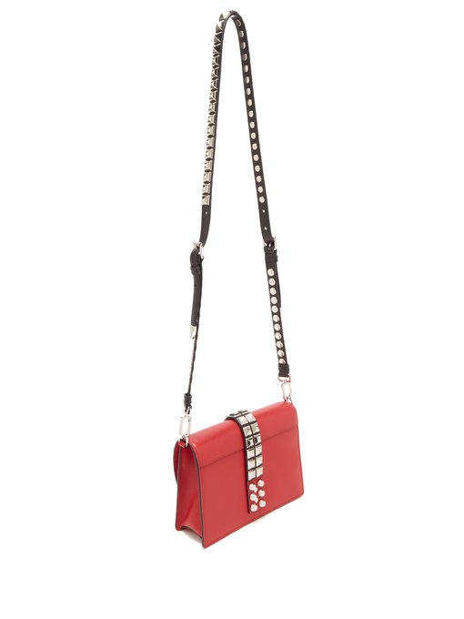 Elektra leather cross-body bag | Prada 