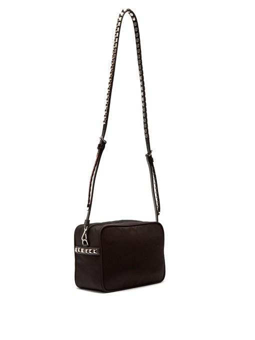 prada studded crossbody bag