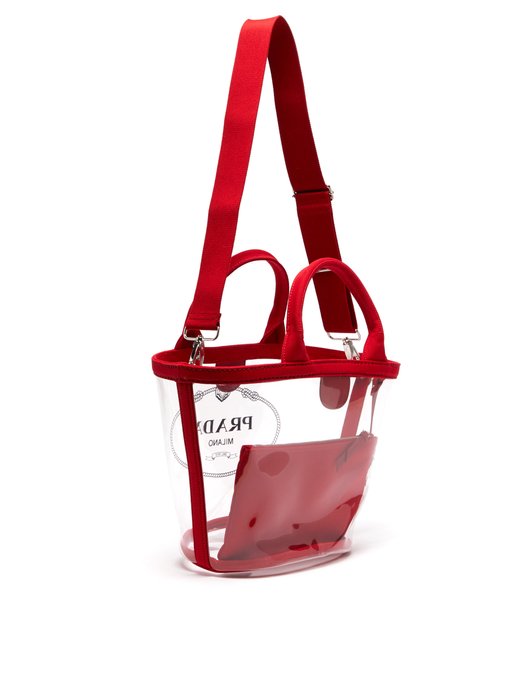 prada pvc tote