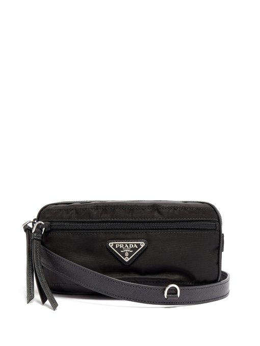 Nylon and leather belt bag | Prada 