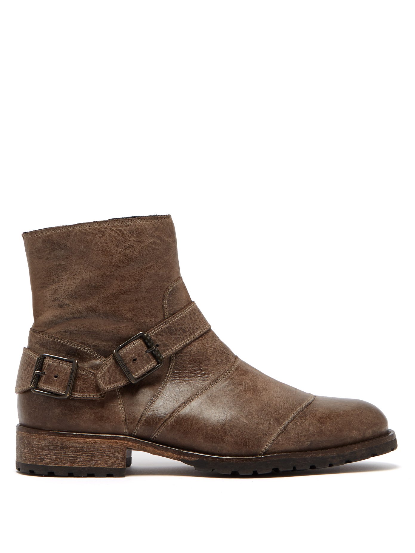 Trialmaster leather ankle boots 