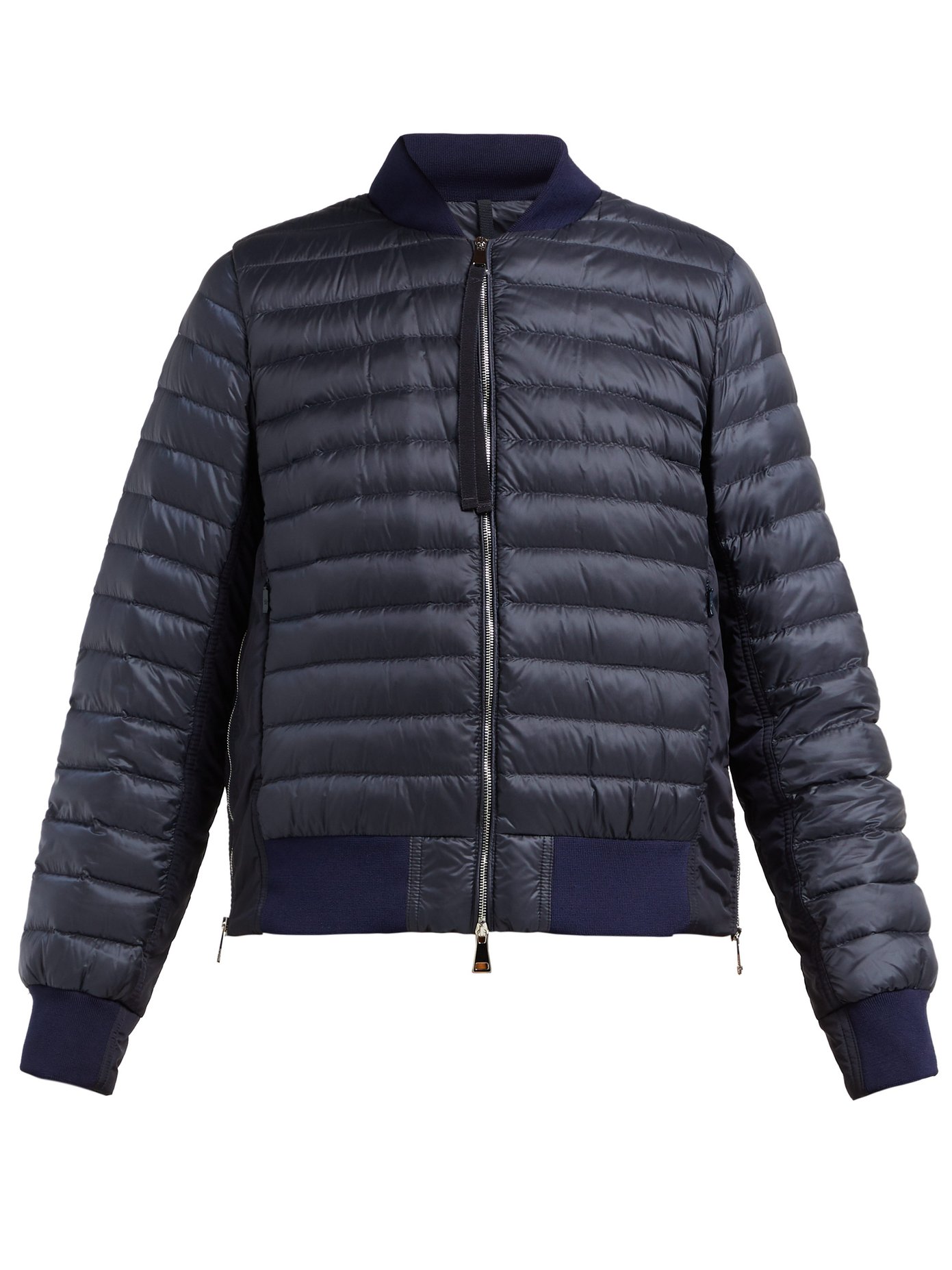 moncler quilted bomber jacket