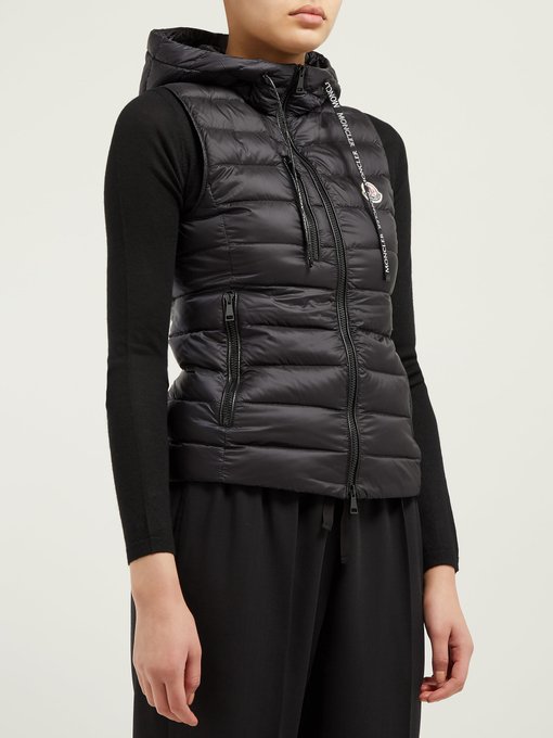 Sucrette hooded quilted-down gilet 