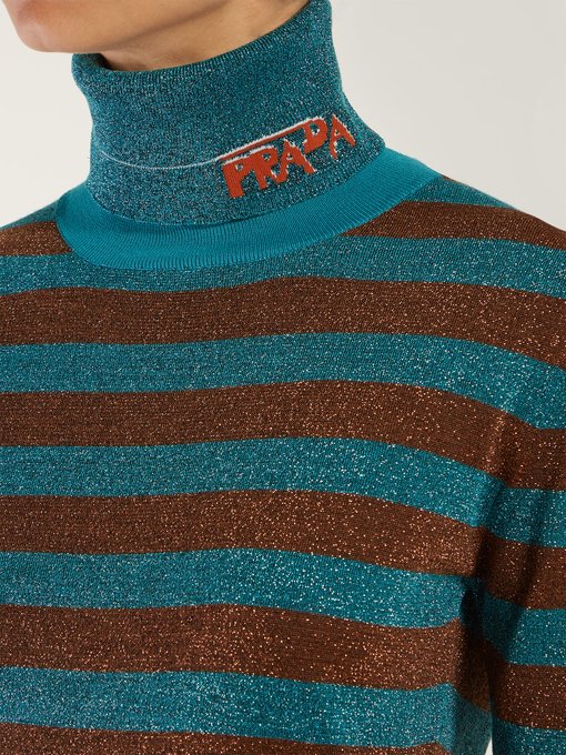 prada striped sweater