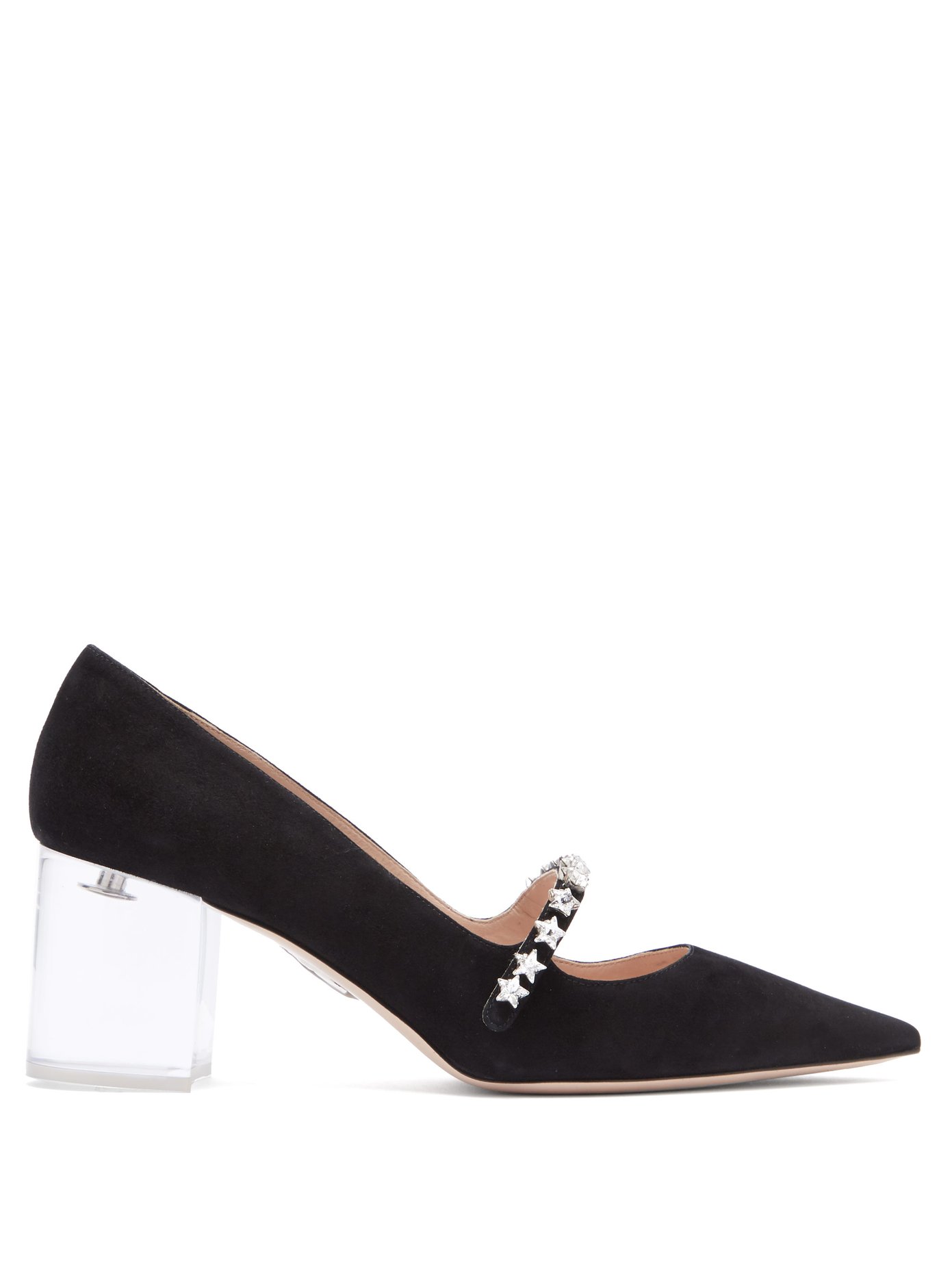 miu miu suede pumps