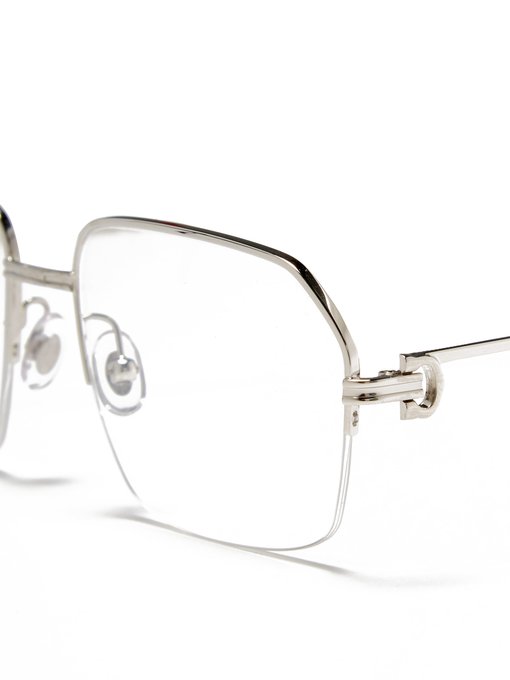 cartier silver eyeglasses