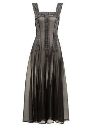 Crystal-embellished sheer dress | Christopher Kane | MATCHESFASHION UK