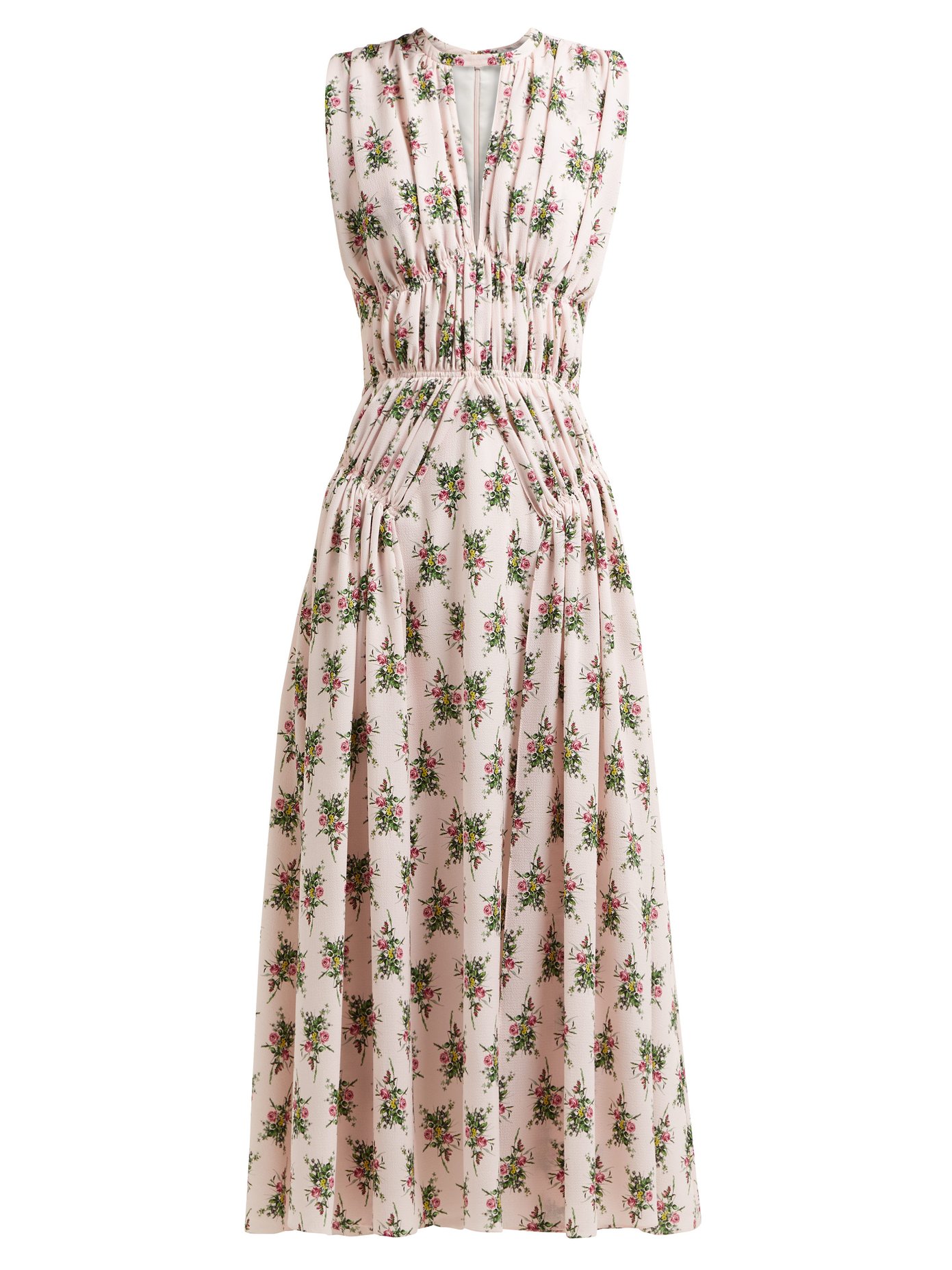 Emilia Wickstead Marguerite floral-print crepe midi dress
