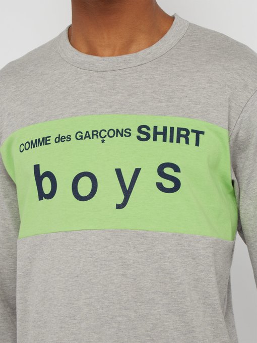 comme des garcons boy t shirt