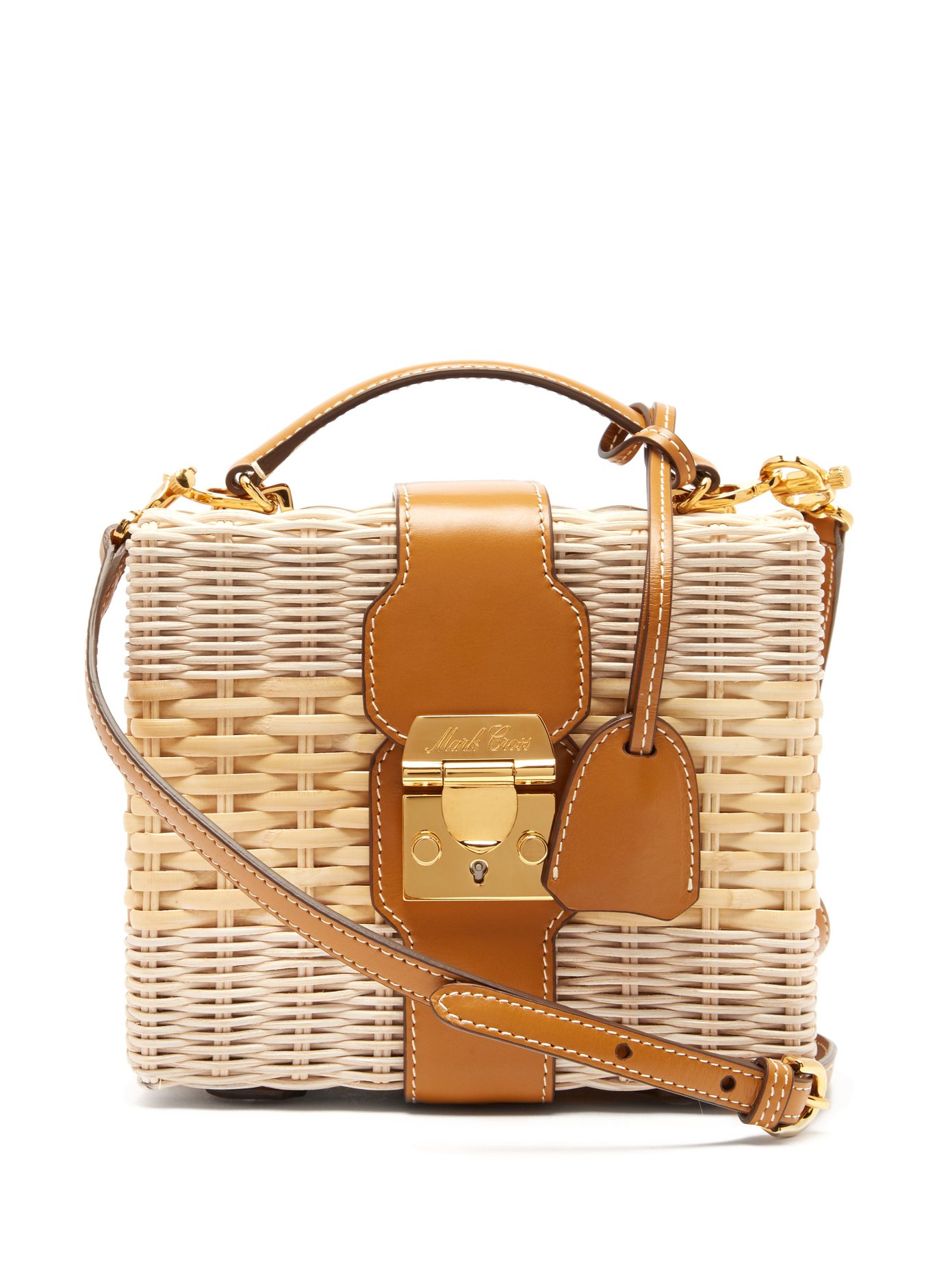 mark cross wicker bag