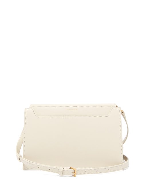 saint laurent catherine leather shoulder bag