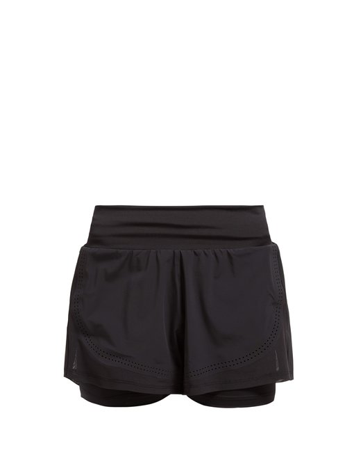 Double-layer stretch shorts | Adidas By 