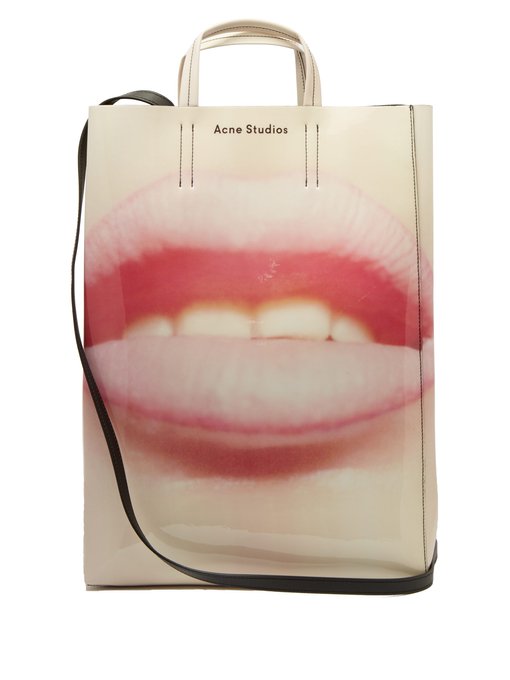 acne studios baker pvc tote