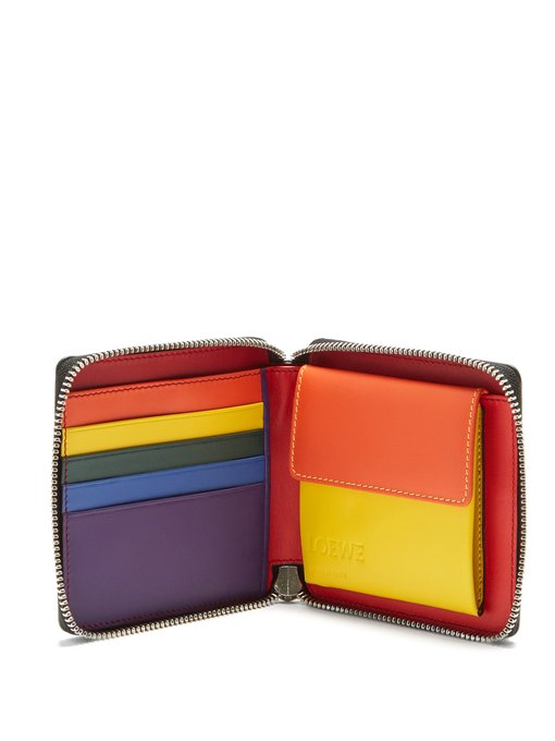 Rainbow Square leather wallet | Loewe 