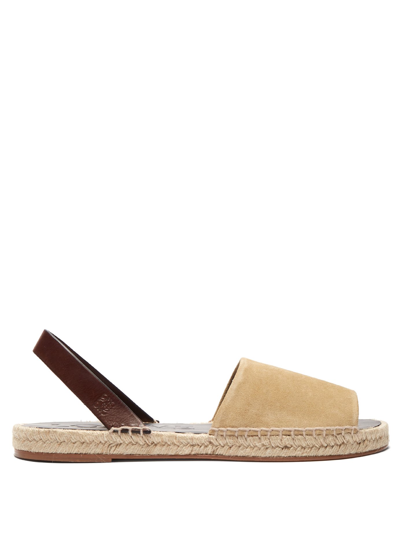 beige suede espadrilles