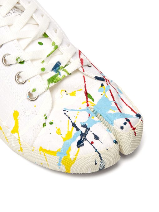 balenciaga paint splatter sneakers