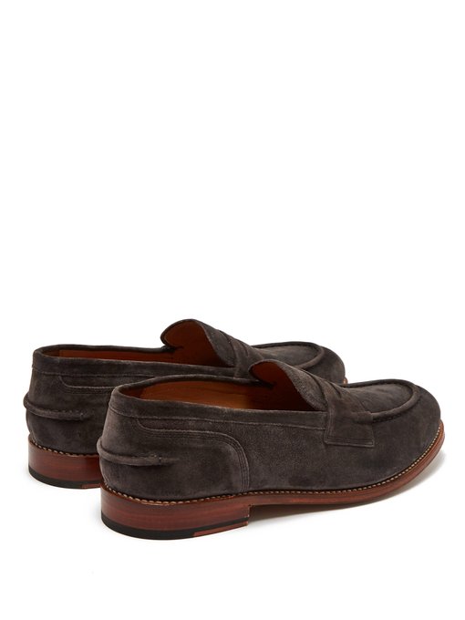 Maxwell suede penny loafers | Grenson 