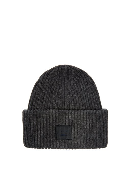 Pansy ribbed-knit wool beanie hat | Acne Studios | MATCHESFASHION US