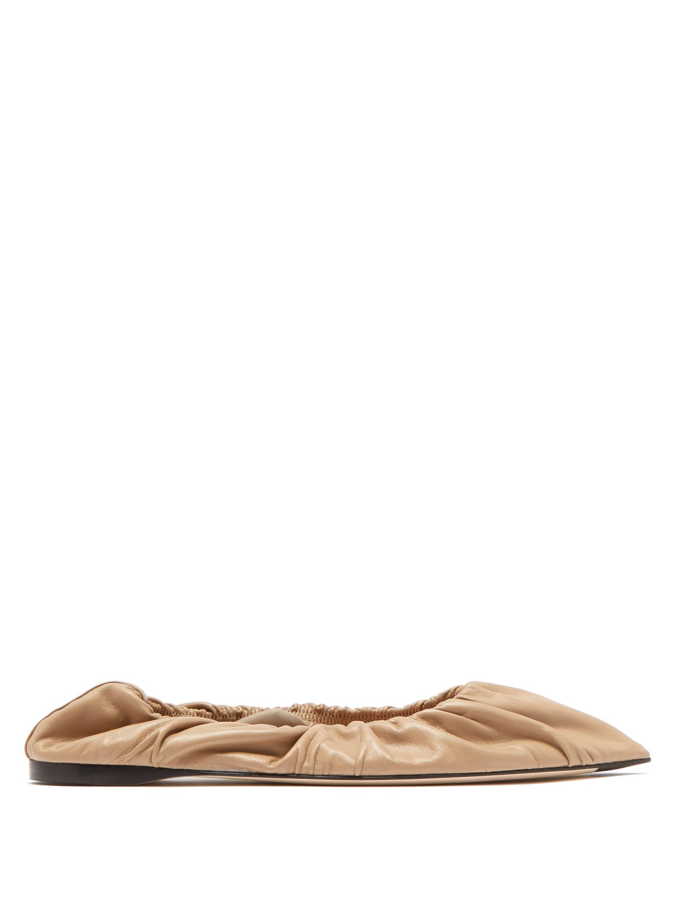 Babette gathered leather flats | Acne 