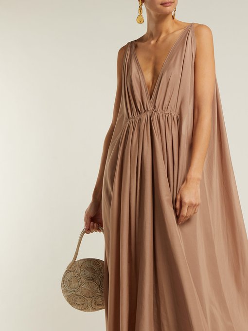 organza maxi dress