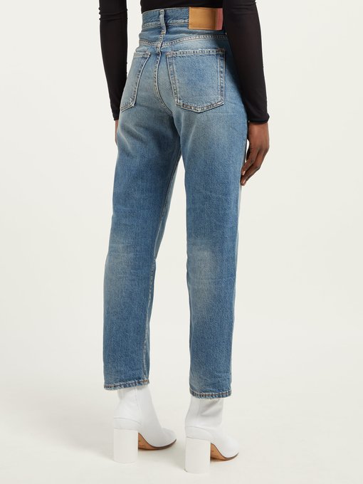 Mece straight-leg cropped stonewash jeans | Acne Studios ...