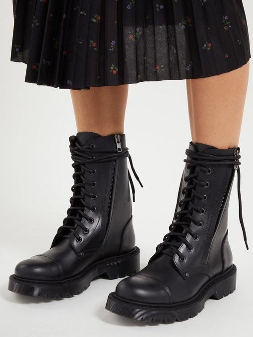 Leather combat boots | Vetements 