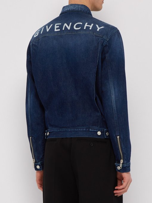 Logo-print denim jacket | Givenchy 