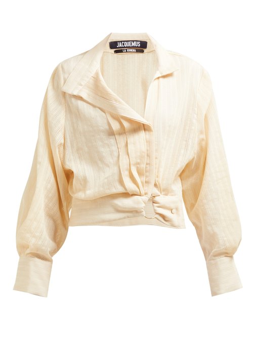 Pietro lace-panelled blouse | Jacquemus | MATCHESFASHION US