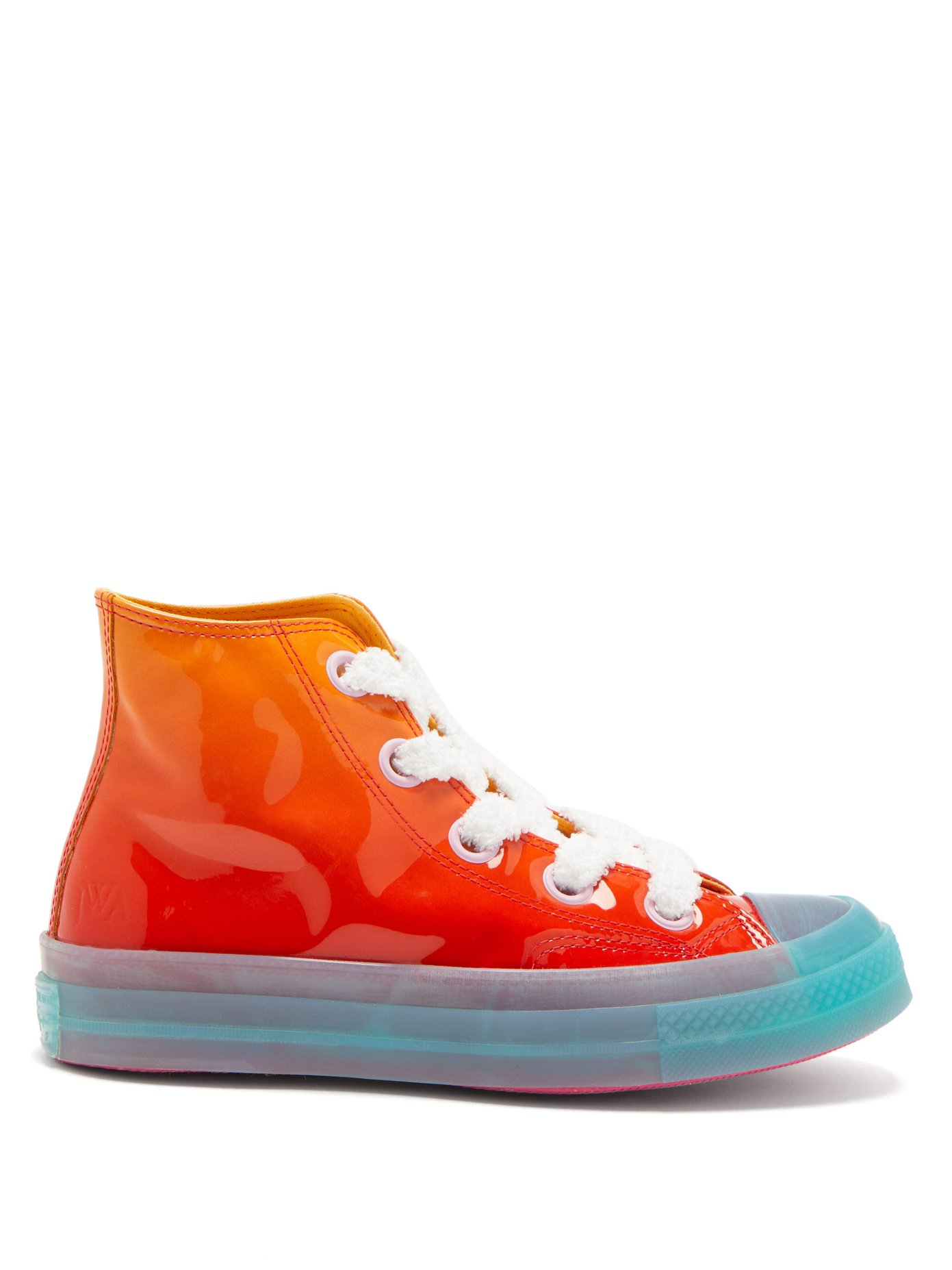 red patent leather converse