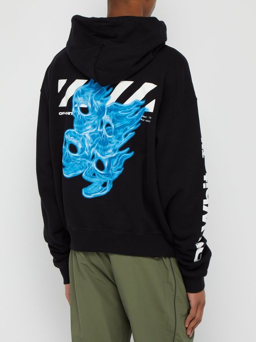 off white flame sweatshirt