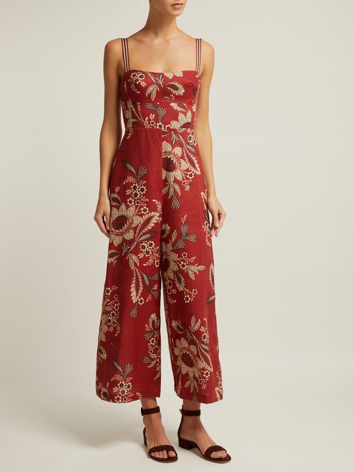 zimmermann floral jumpsuit