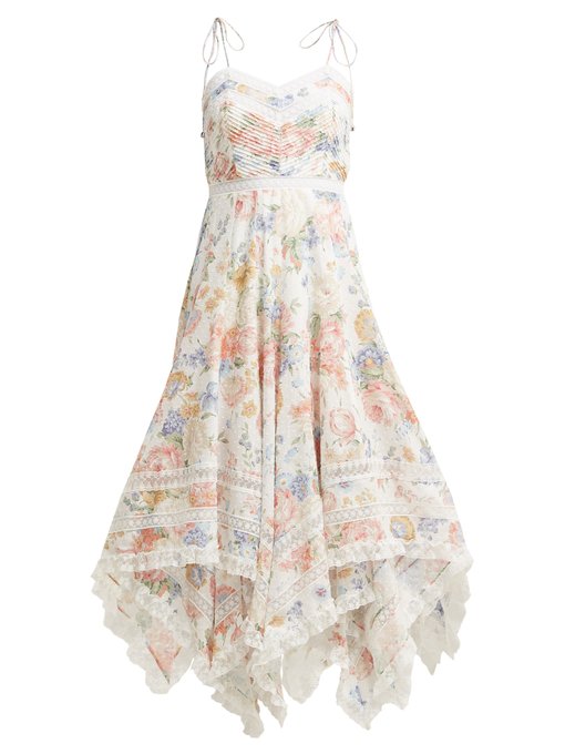 Bowie floral-print scarf dress | Zimmermann | MATCHESFASHION UK
