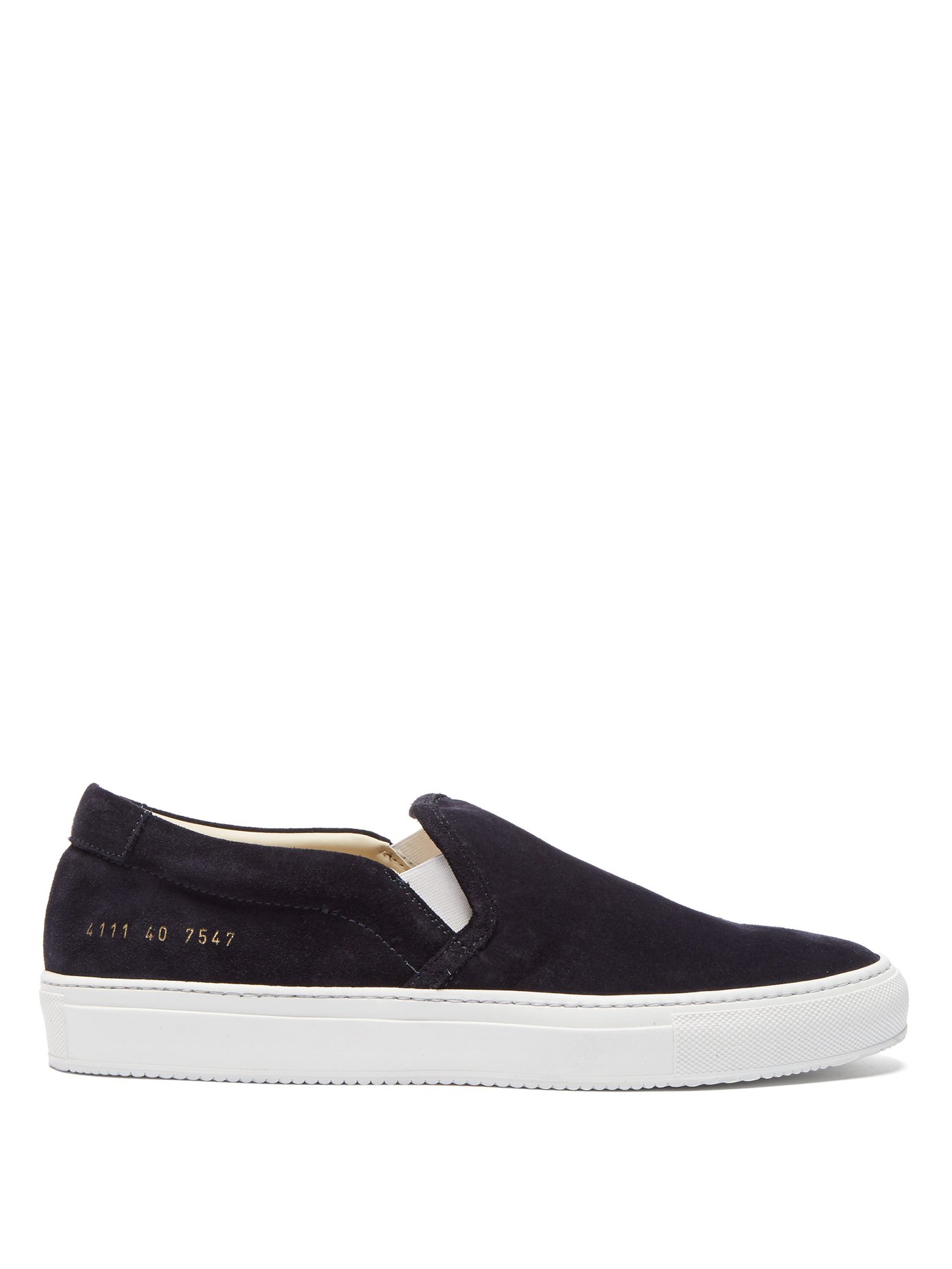 Slip-on low-top suede trainers | Common 