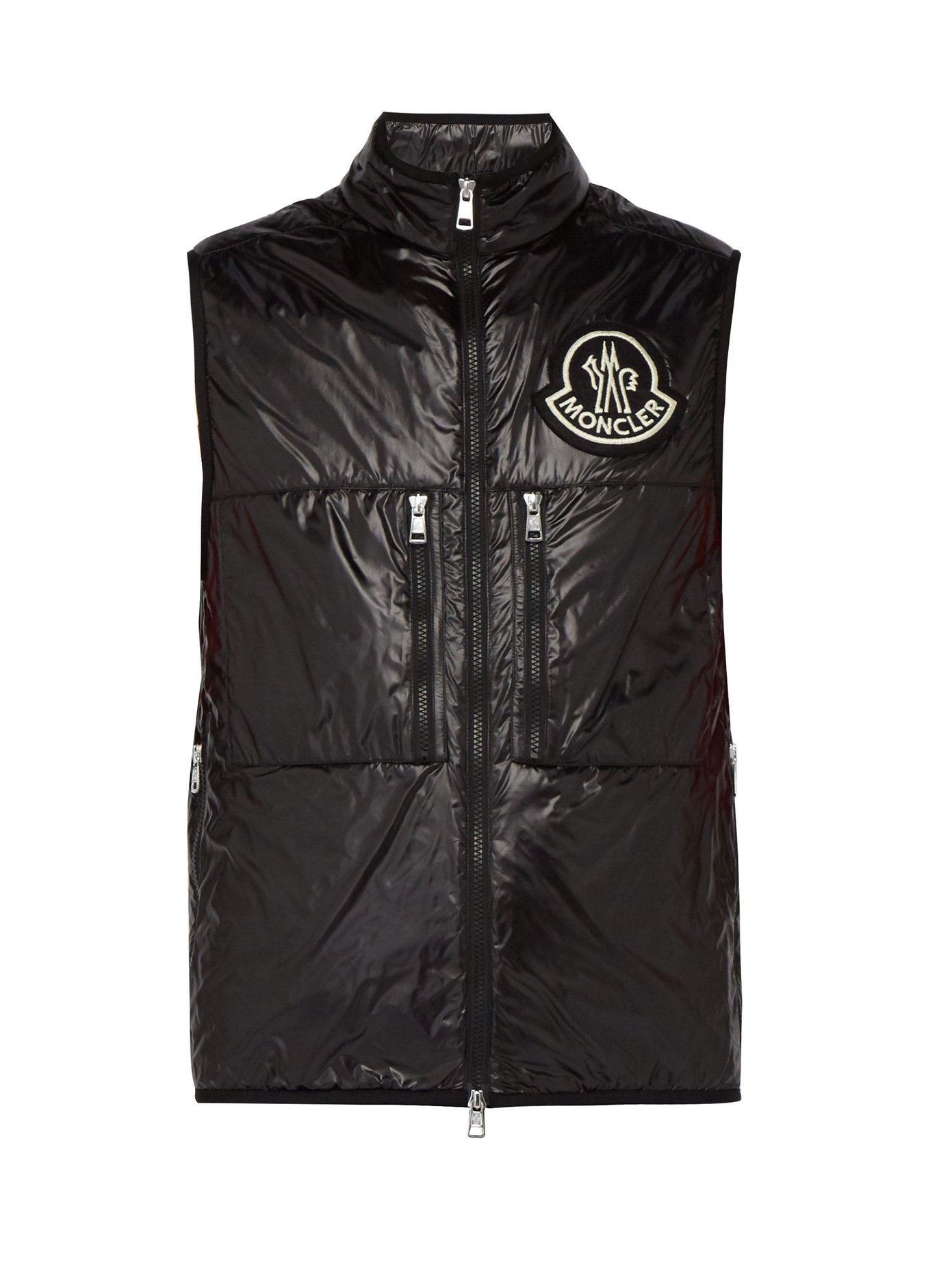 High-neck quilted down gilet | 2 