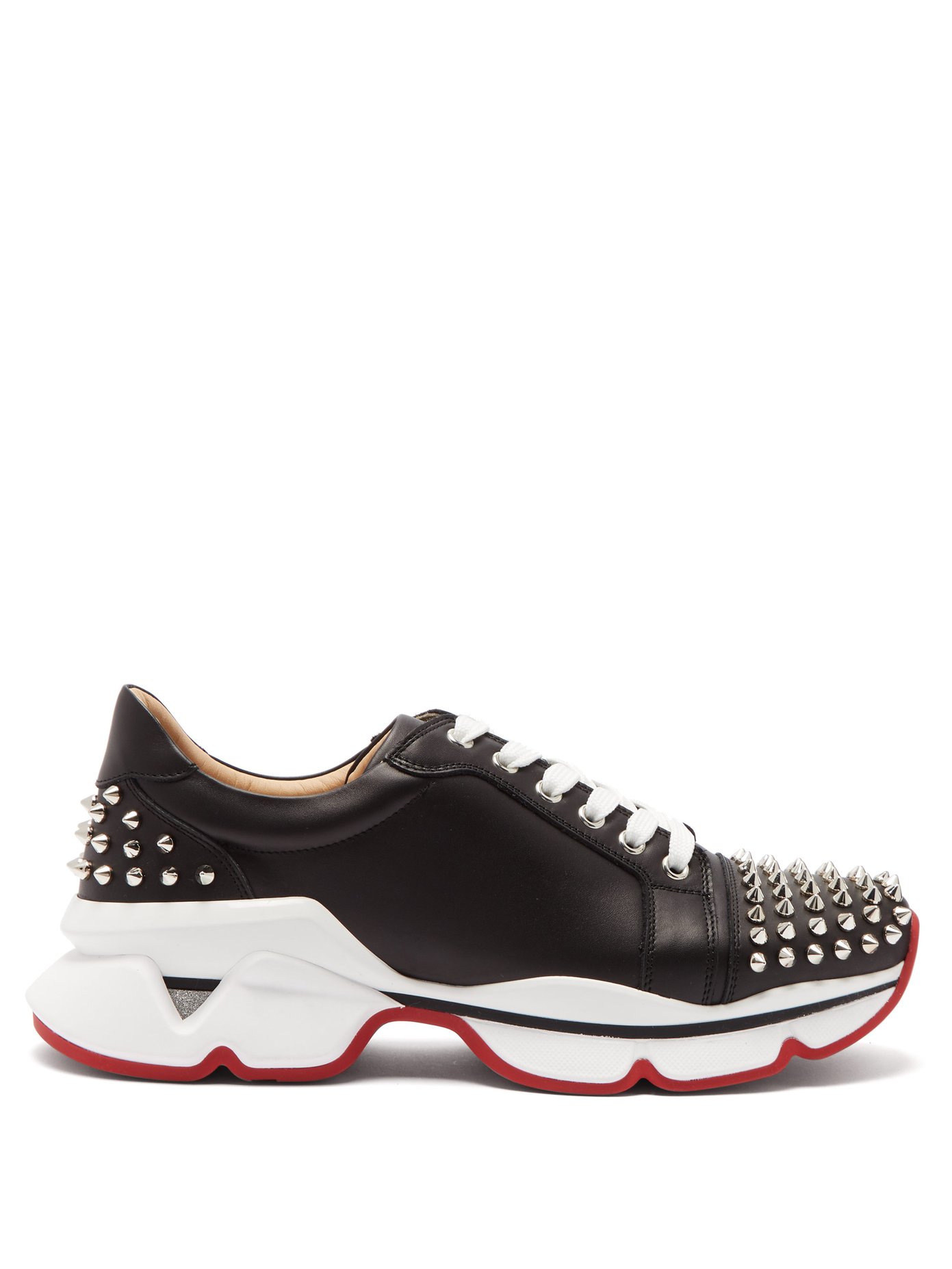 VRS 2018 studded leather trainers 