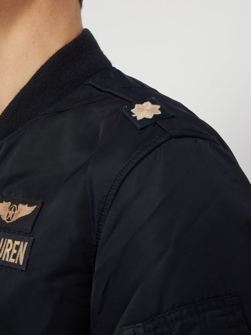 Reversible twill bomber jacket | Polo 