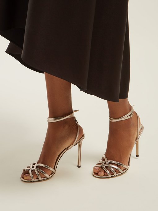 Mimi 100 wrap-around leather sandals 