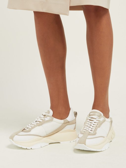 Raine suede and mesh trainers | Jimmy 