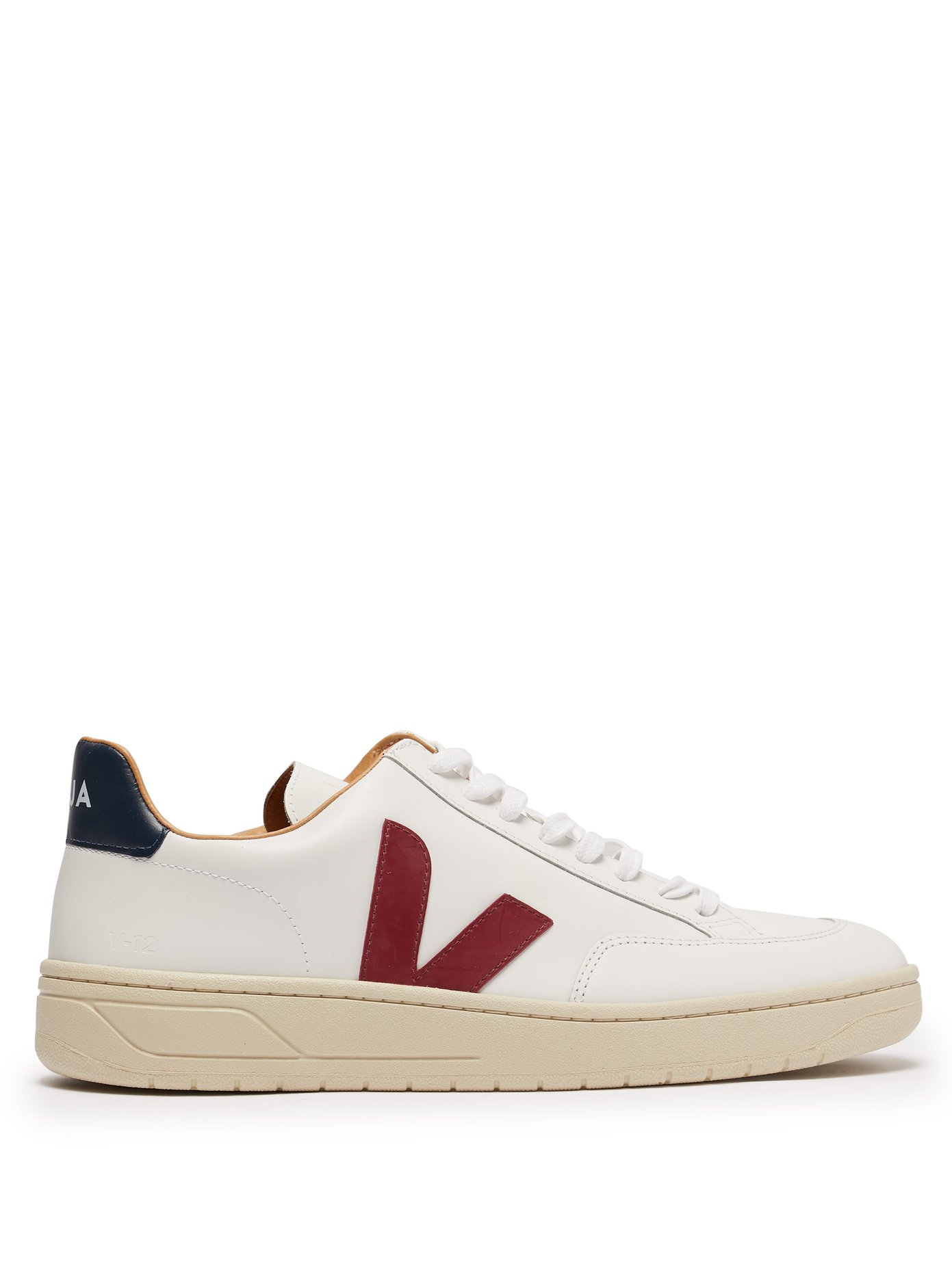 V-12 Bastille low-top leather trainers 