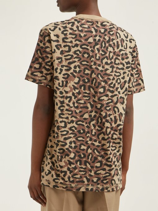 Leopard-camouflage cotton T-shirt | Maharishi | MATCHESFASHION US