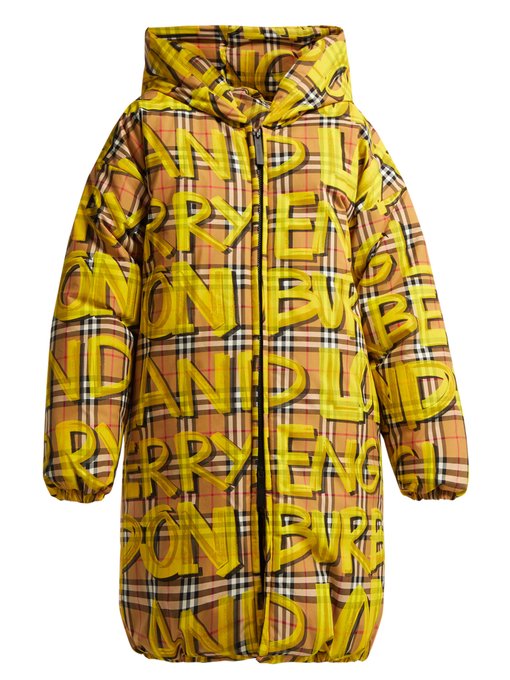 burberry yellow puffer coat
