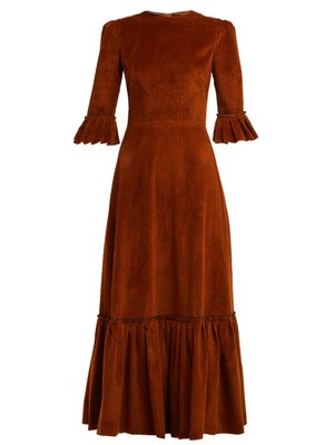 corduroy maxi dress