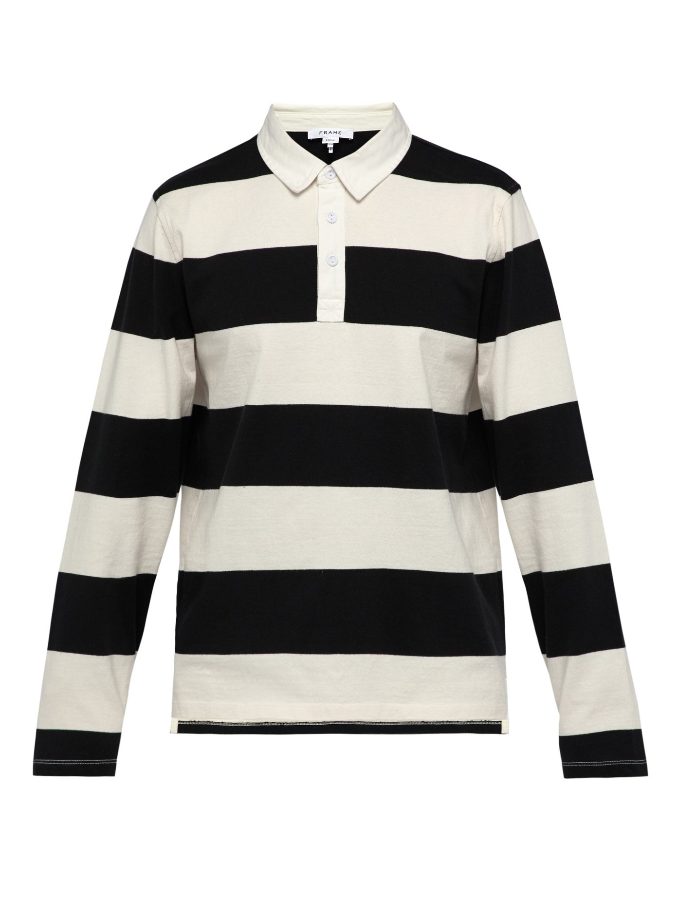 Striped cotton rugby shirt | Frame 