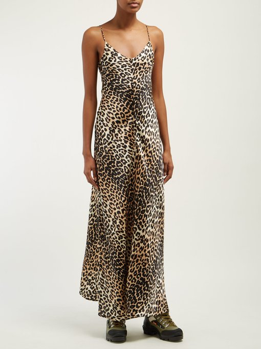 leopard print dress slip